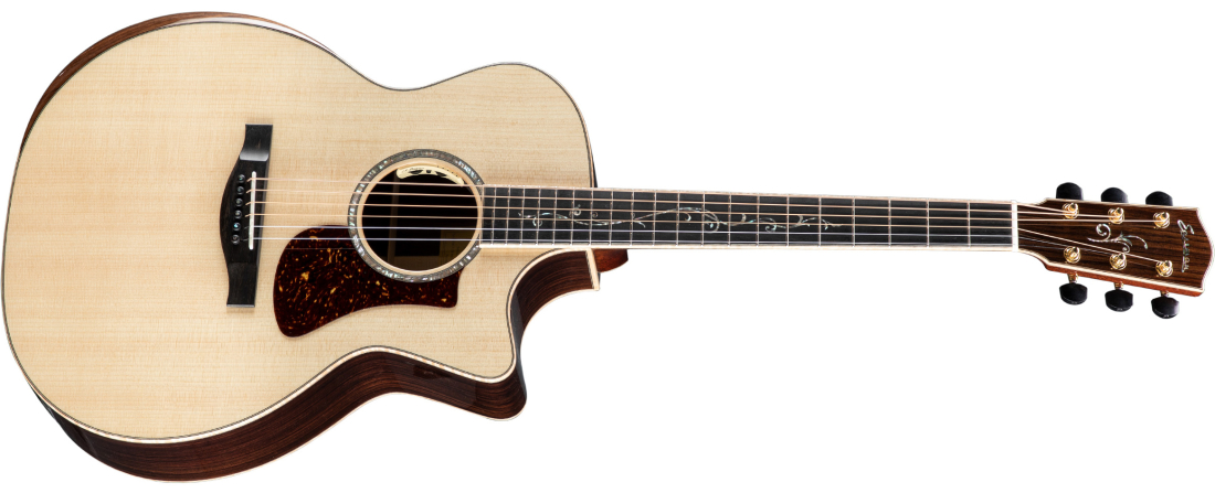 AC822CE Grand Auditorium Spruce/Rosewood Acoustic/Electric Guitar with Hardshell Case - Natural