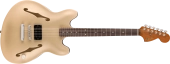Fender - Tom DeLonge Starcaster, Rosewood Fingerboard, Chrome Hardware - Satin Shoreline Gold