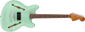 Fender - Tom DeLonge Starcaster, Rosewood Fingerboard, Chrome Hardware - Satin Surf Green