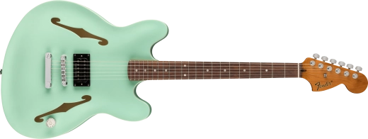 Fender - Tom DeLonge Starcaster, Rosewood Fingerboard, Chrome Hardware - Satin Surf Green