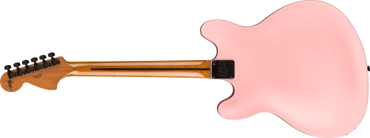 Tom DeLonge Starcaster, Rosewood Fingerboard, Black Hardware - Satin Shell Pink