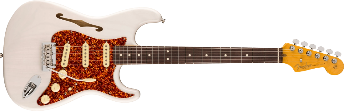 American Professional II Stratocaster Thinline, Rosewood Fingerboard with Case - White Blonde