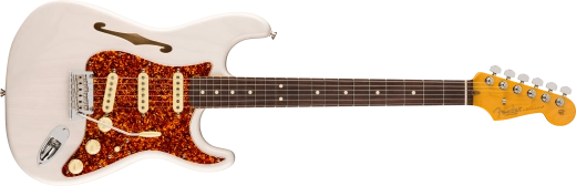 Fender - American Professional II Stratocaster Thinline, Rosewood Fingerboard with Case - White Blonde