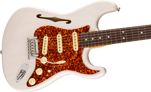 American Professional II Stratocaster Thinline, Rosewood Fingerboard with Case - White Blonde