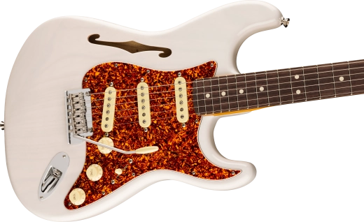 American Professional II Stratocaster Thinline, Rosewood Fingerboard with Case - White Blonde