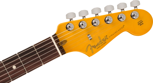 American Professional II Stratocaster Thinline, Rosewood Fingerboard with Case - Transparent Daphne Blue