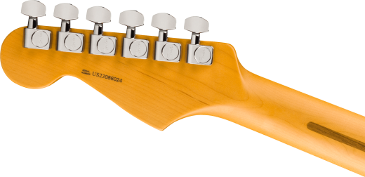Stratocaster American ProfessionalII Thinline (fini translucide Surf vert, touche en palissandre, tui inclus)