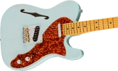 Limited Edition American Professional II Telecaster Thinline, Maple Fingerboard with Case - Transparent Daphne Blue