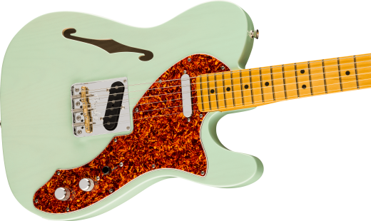 Limited Edition American Professional II Telecaster Thinline, Maple Fingerboard with Case - Transparent Surf Green