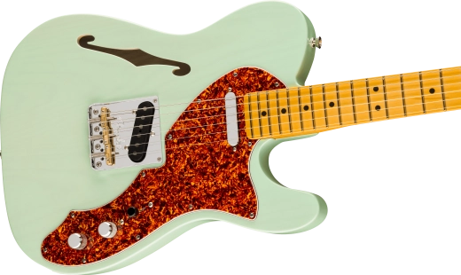 Limited Edition American Professional II Telecaster Thinline, Maple Fingerboard with Case - Transparent Surf Green