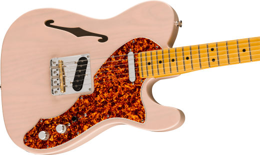 Limited Edition American Professional II Telecaster Thinline, Maple Fingerboard with Case - Transparent Shell Pink