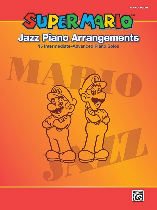 Super Mario Jazz Piano Arrangements - Kondo - Piano - Book