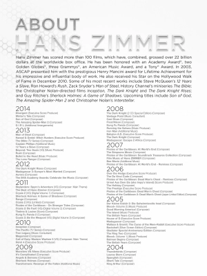 Hans Zimmer Collection - Piano/Vocal/Chords - Book