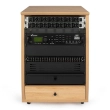 Frameworks Elite Angled 12U Studio Rack - Maple