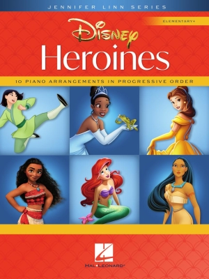 Hal Leonard - Disney Heroines: 10Piano Arrangements in Progressive Order Linn Piano Livre