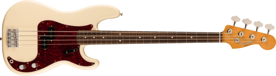 Vintera II \'60s Precision Bass, Rosewood Fingerboard with Gigbag - Olympic White