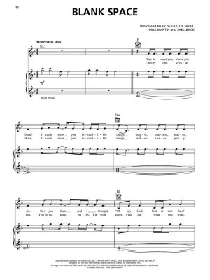 1989 (Taylor\'s Version) - Taylor - Piano/Vocal/Guitar - Book