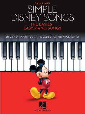 Hal Leonard - Simple Disney Songs: The Easiest Easy Piano Songs - Easy Piano - Book