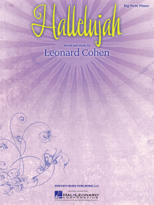 Hal Leonard - Hallelujah - Cohen - Big-Note Piano - Sheet Music