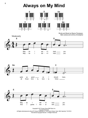 Country: Super Easy Songbook - Easy Piano - Book