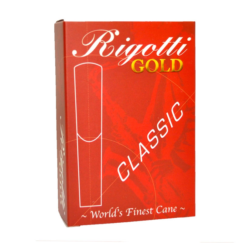 Gold Classic Alto Saxophone Reeds, 2.5 Medium, 10/Box