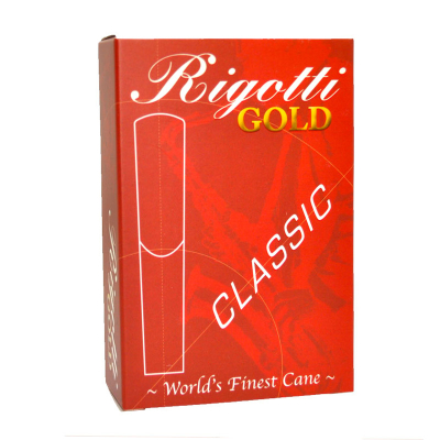 Rigotti - Gold Classic Alto Saxophone Reeds, 3 Light, 10/Box