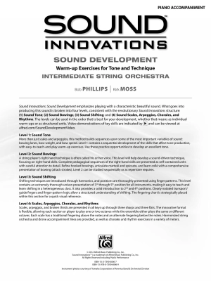 Sound Innovations for String Orchestra: Sound Development (Intermediate) - Piano Accompaniment (Instrumental) - Book