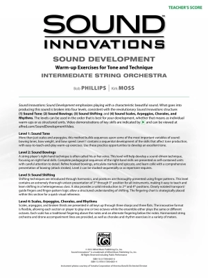 Sound Innovations for String Orchestra: Sound Development (Intermediate) - Teacher\'s Score - Book/Media Online