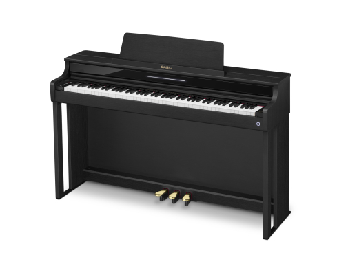 Casio - AP-550 Celviano 88-Key Digital Piano - Black with Cabinet and Bench