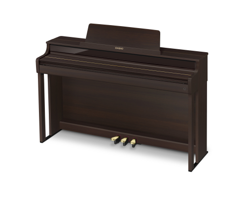 AP-550 Celviano 88-Key Digital Piano - Rosewood Brown with Cabinet and Bench