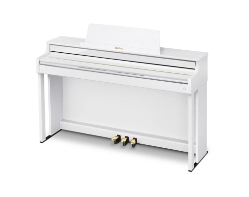 AP-550 Celviano 88-Key Digital Piano - White with Cabinet and Bench