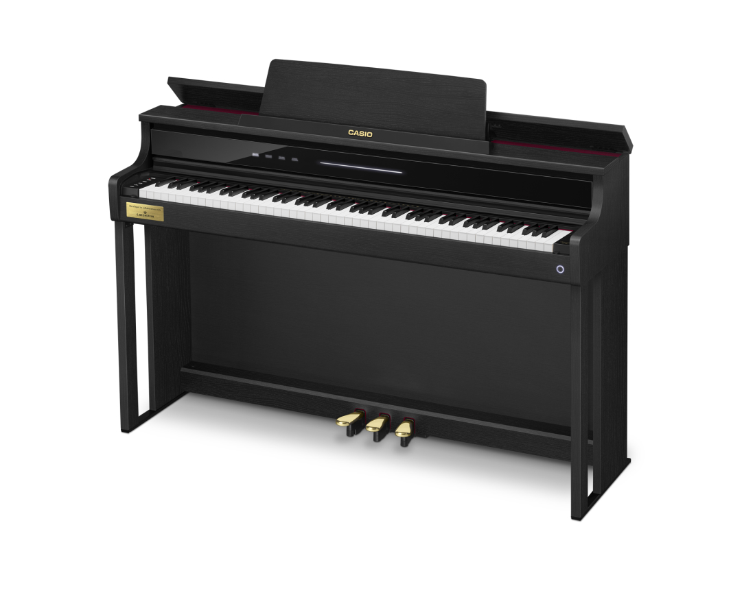 AP-750 Celviano 88-Key Digital Piano - Black with Cabinet and Bench