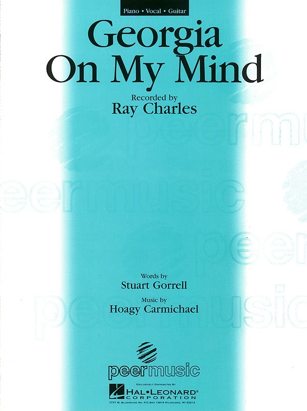 Georgia on My Mind - Gorrell/Carmichael - Piano/Vocal/Guitar - Sheet Music