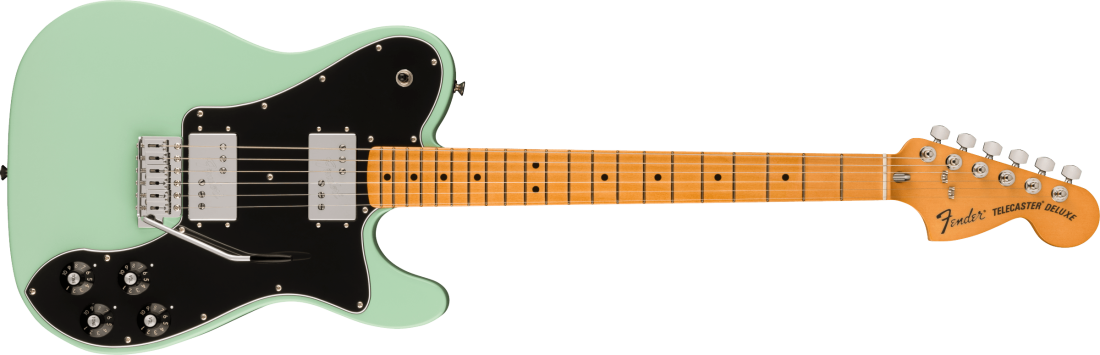 Vintera II 70s Telecaster Deluxe with Tremolo, Maple Fingerboard with Gigbag - Surf Green