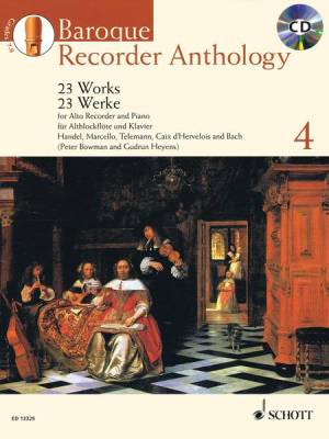 Schott - Baroque Recorder Anthology, Vol. 4