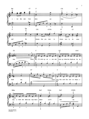 Over the Rainbow (from The Wizard of Oz) - Harburg/Arlen - Easy Piano - Sheet Music