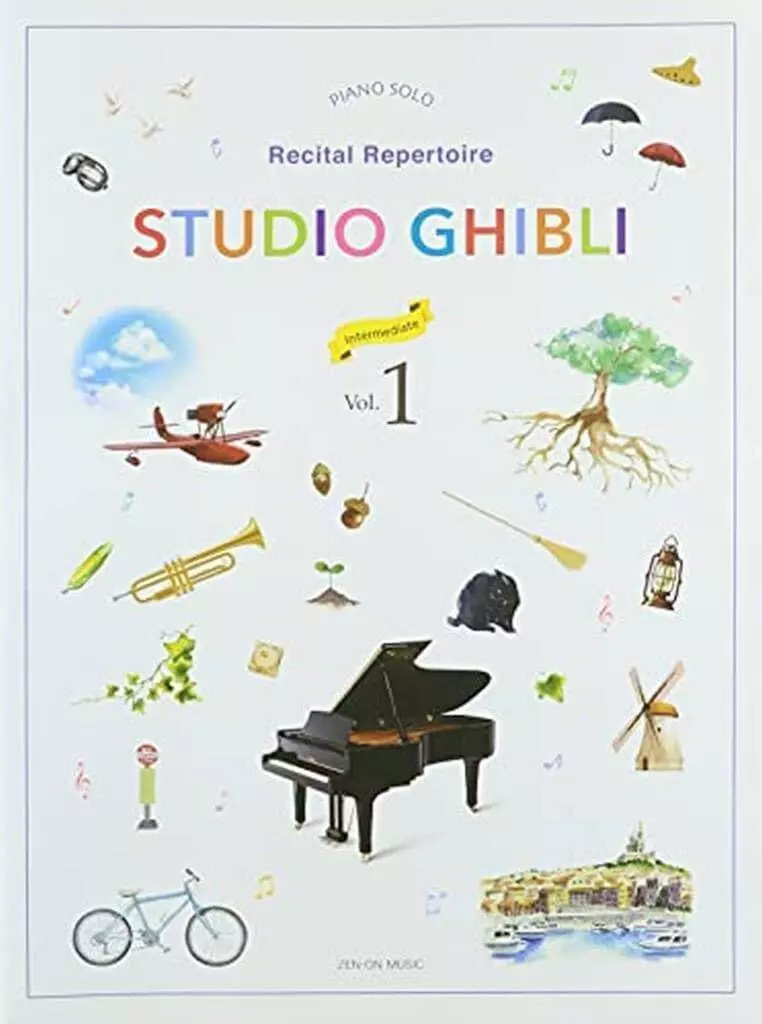 Studio Ghibli: Recital Repertoire Book 1 -  Intermediate - Piano - Book