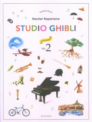 Zen-On Music Company - Studio Ghibli: Recital Repertoire Book2 Piano Livre