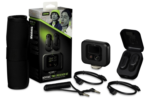 MoveMic Two Wireless Lavalier Microphone System with Receiver