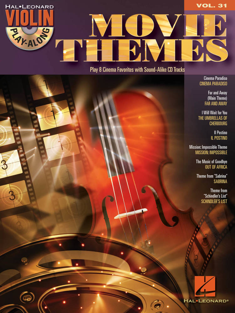 Movie Themes: Violin Play-Along Volume 31 - Book/CD