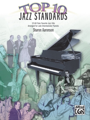 Alfred Publishing - Top10 Jazz Standards Aaronson Piano Livre