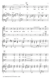 Let There Be Peace on Earth - Miller /Jackson /Christopher - SATB