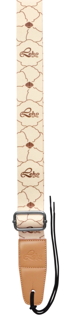 Colourful Ukulele Strap - Artist Blossoms Beige