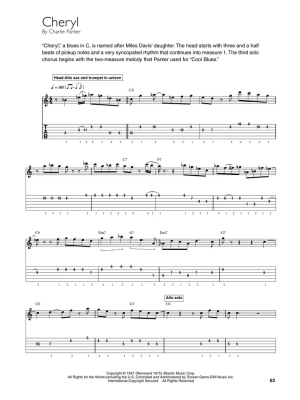 Charlie Parker for Guitar - Voelpel - Guitar TAB - Book