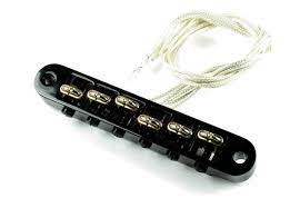 Tune-o-Matic Bridge w/posts - Black