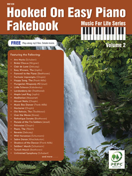 Hooked on Easy Piano Fakebook, Volume 2 - Piano - Book