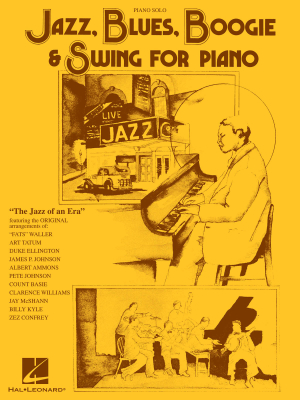 Hal Leonard - Jazz, Blues, Boogie & Swing for Piano - Book
