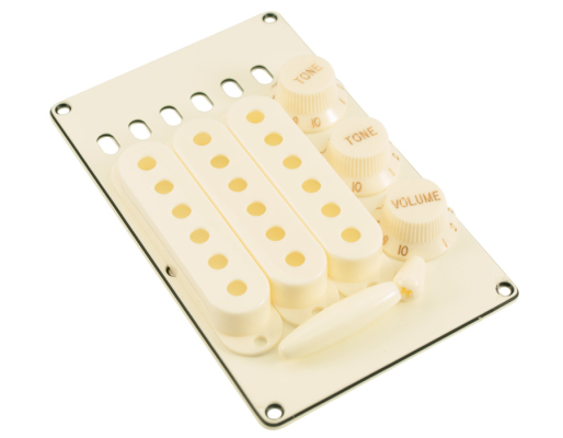 WD Music - Accessory Kit for Fender Stratocaster - Parchment