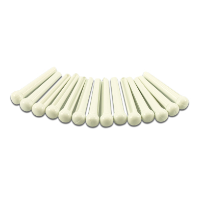 WD Music - Traditional Bridge Pins - White (50 Pack)
