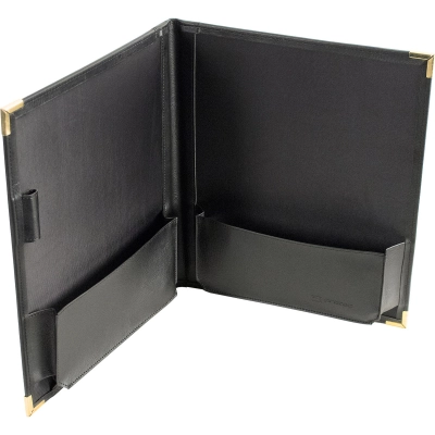 Deluxe Padded Music Folder - Brass Corners